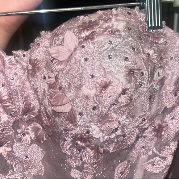 LaDivine By Cinderella Divine Dusty Pink Prom Dress (Size 6) - Picture 8 of 11